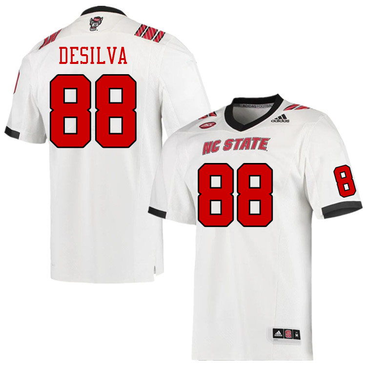 Men #88 Jackson DeSilva NC State Wolfpack College Football Jerseys Stitched Sale-White